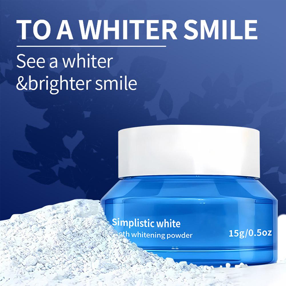 Teeth Whitening Ai - Polvo Blanqueador Dental Simple, Elimina Manchas,
