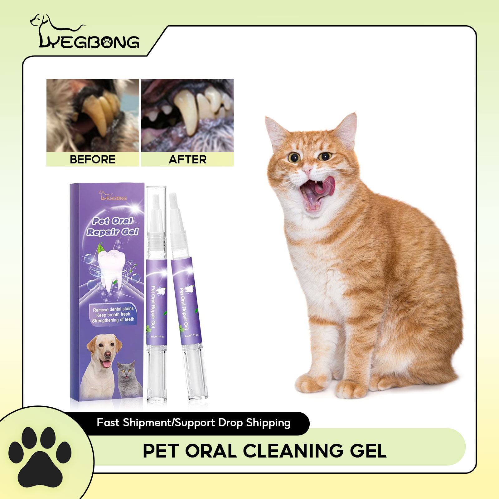 Teeth Whitening Ai - Gel de reparación Oral para mascotas,