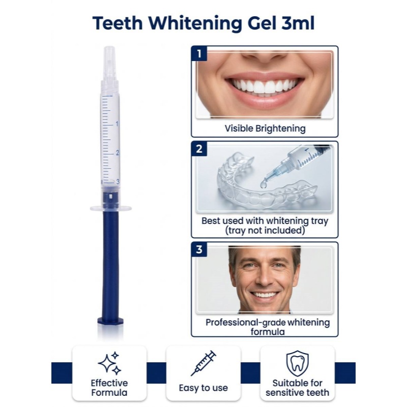Teeth Whitening Gel Syringes - Gel blanqueador dental con 35% de