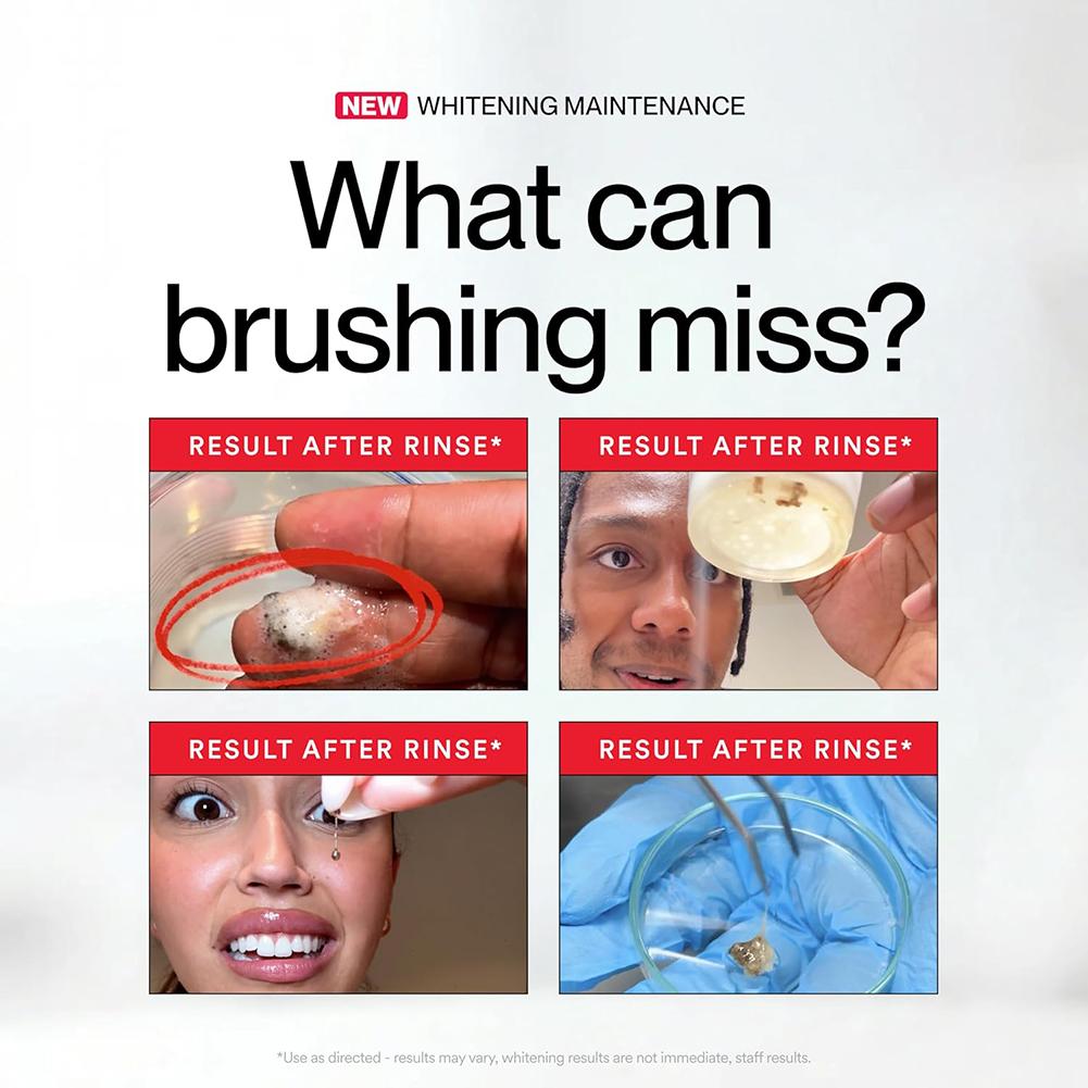 Enjuague bucal sin alcohol His - Teeth Whitening And Stain Removal reseña y precio
