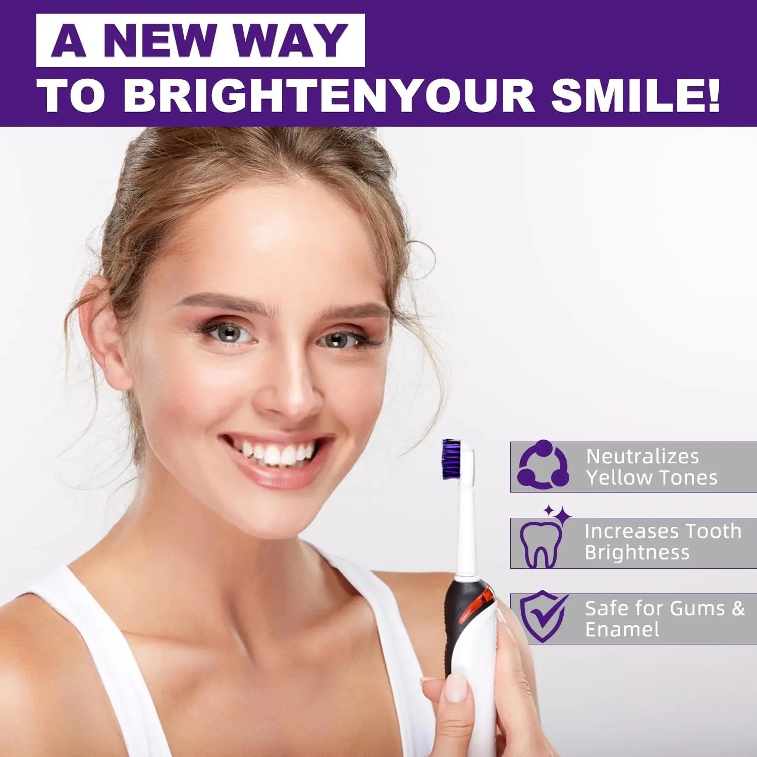 Suero Corrector morado efectiv - Teeth Whitening Xylitol reseña y precio