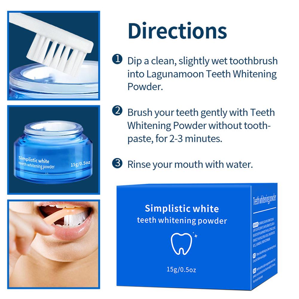Polvo blanqueador dental segur - Teeth Whitening And Stain Removal reseña y precio