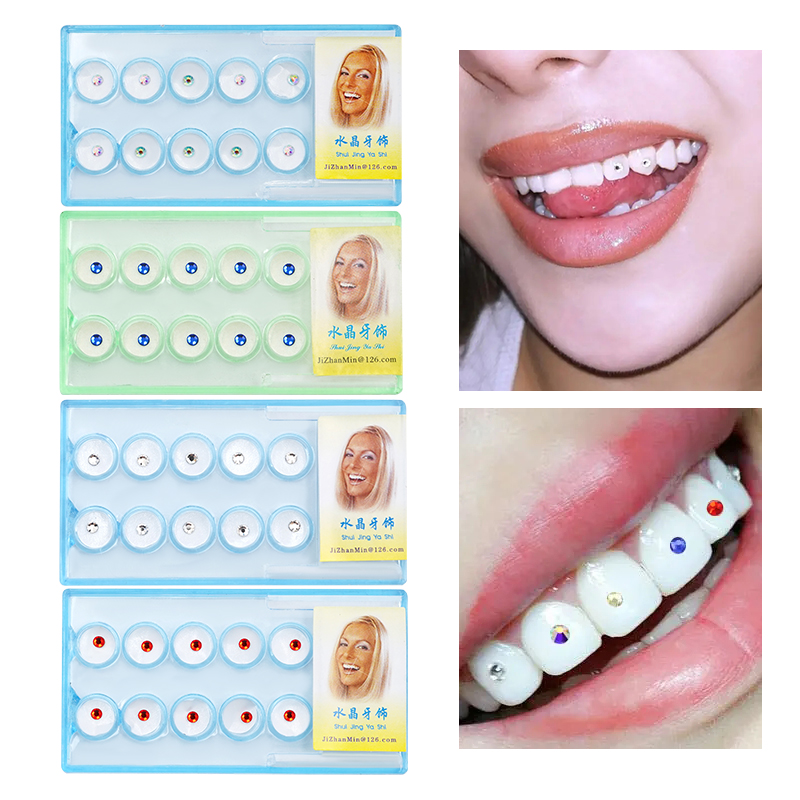 10 piezas/caja, Adornos Dental - Teeth Whitening Naturally reseña y precio