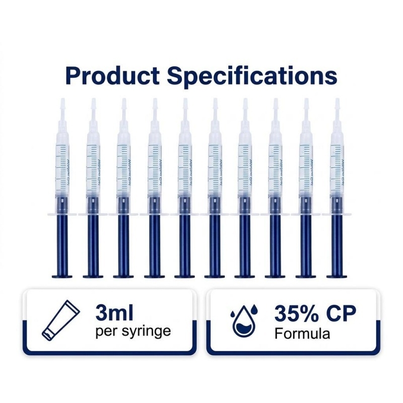 Kit portátil para el blanqueam - Teeth Whitening Gel Syringes reseña y precio